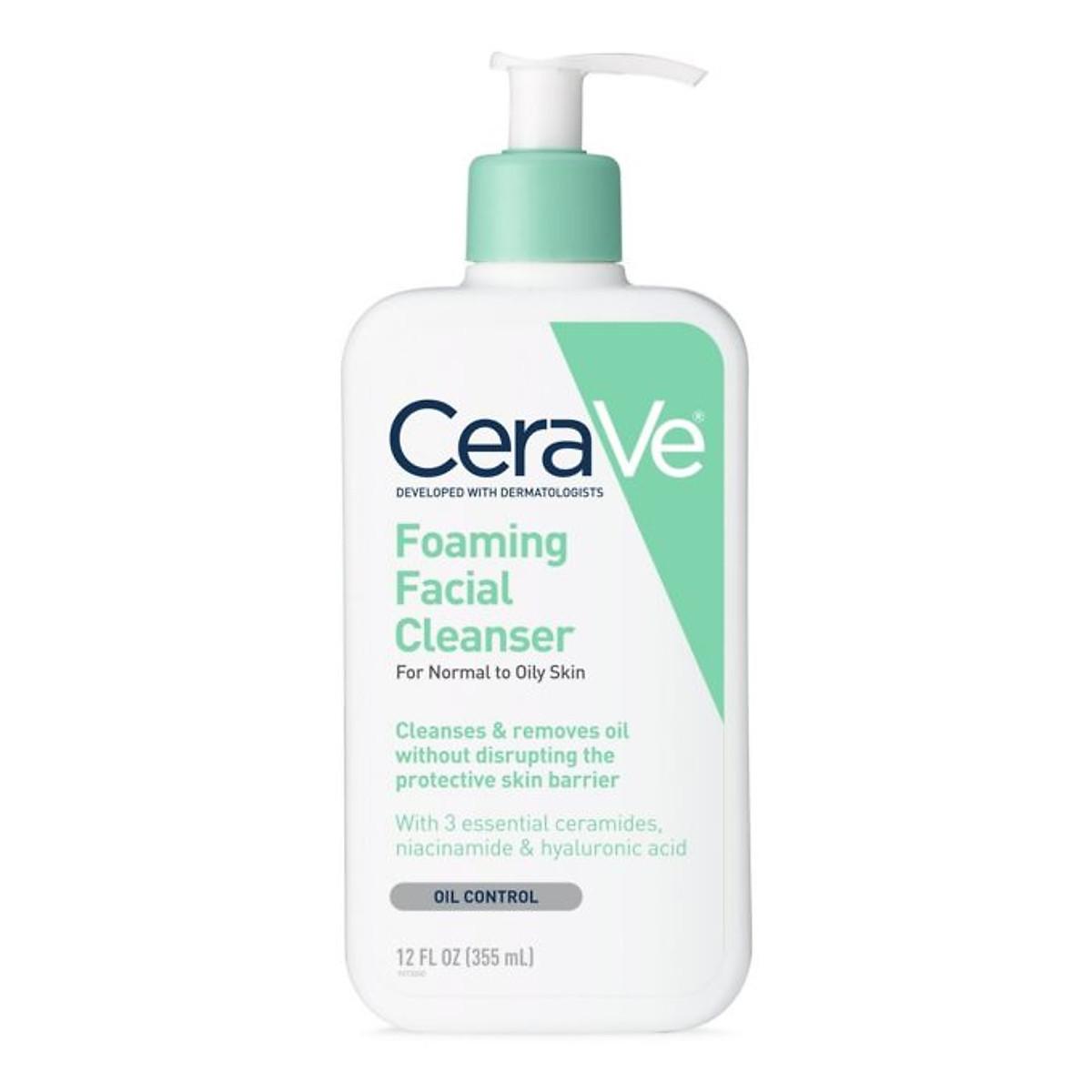 Sữa rửa mặt cho da dầu Cerave Foaming Facial Cleanser
