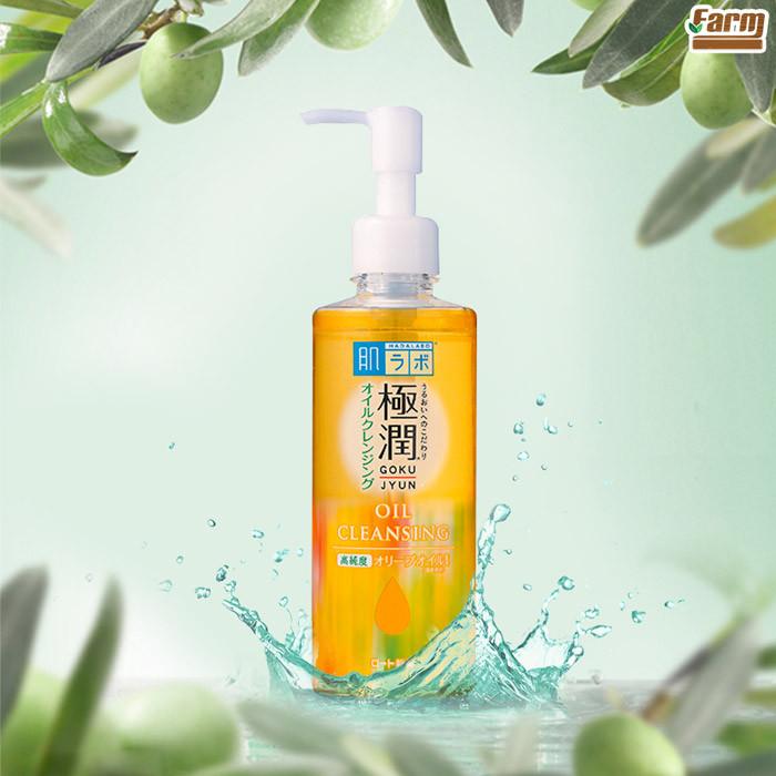 Đánh giá Tẩy Trang ROHTO Hada Labo Gokujun Cleansing Oil, review tháng