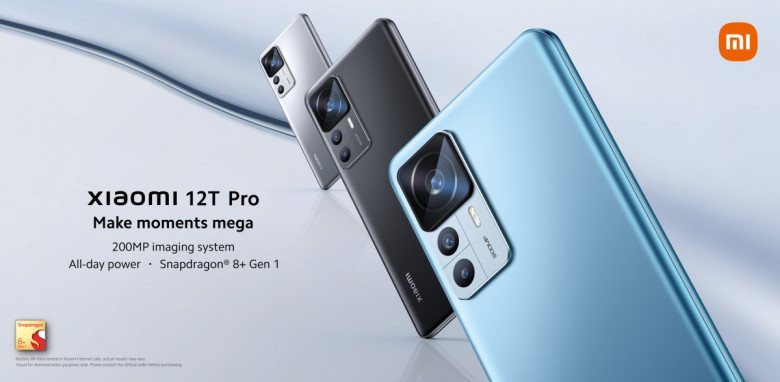Ra mắt điện thoại Xiaomi 12T Pro: Siêu phẩm camera 200MP