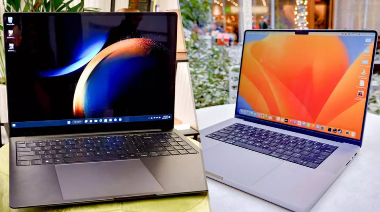 So sánh Galaxy Book 3 Ultra và MacBook Pro 16 inchs