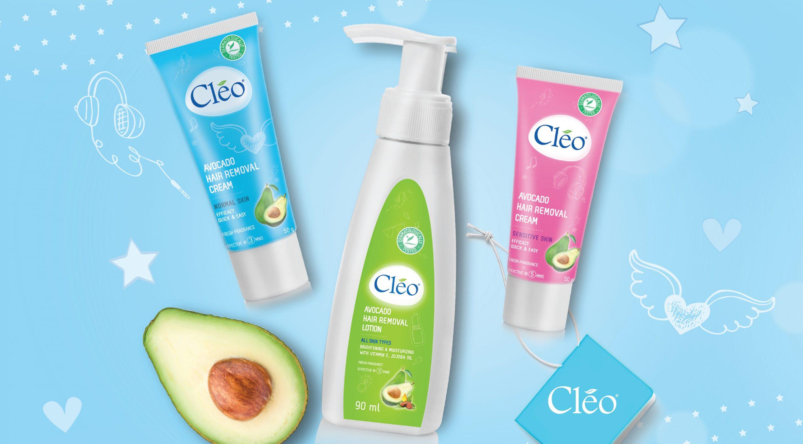 Cleo Avocado Hair Removal lotion kem tay long