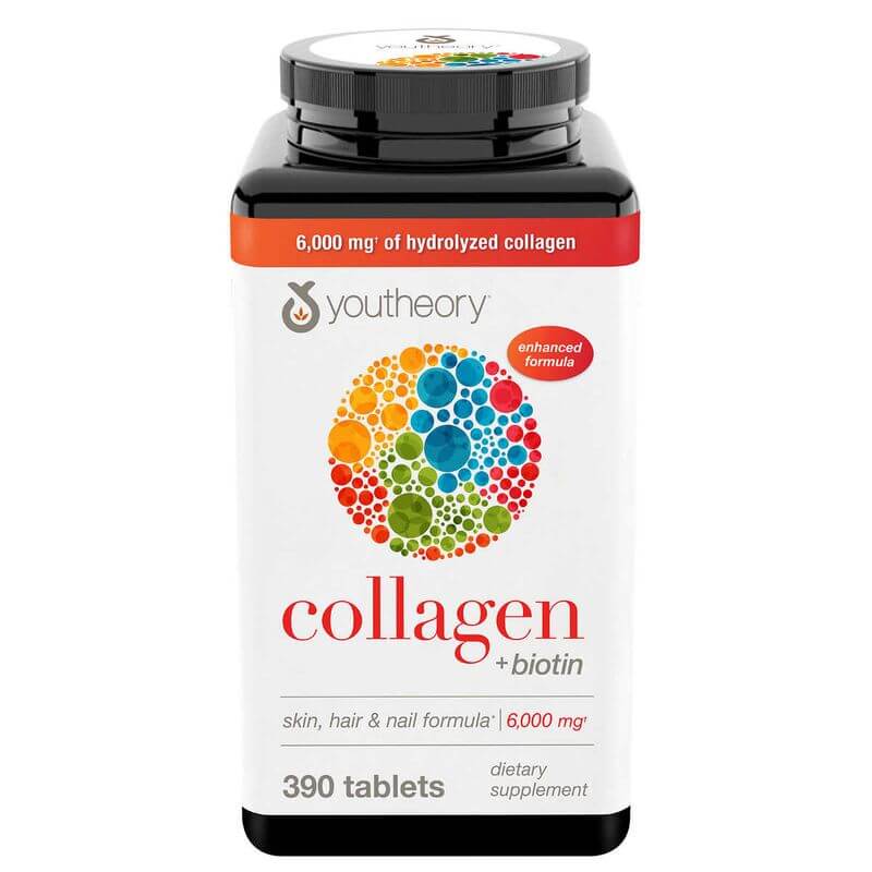 Collagen Youtheory Type 1 2 3 Biotin