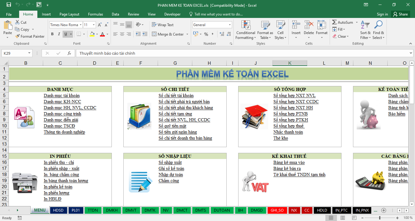 Khoa hoc online ke toan tong hop tren Excel sau 30 ngay