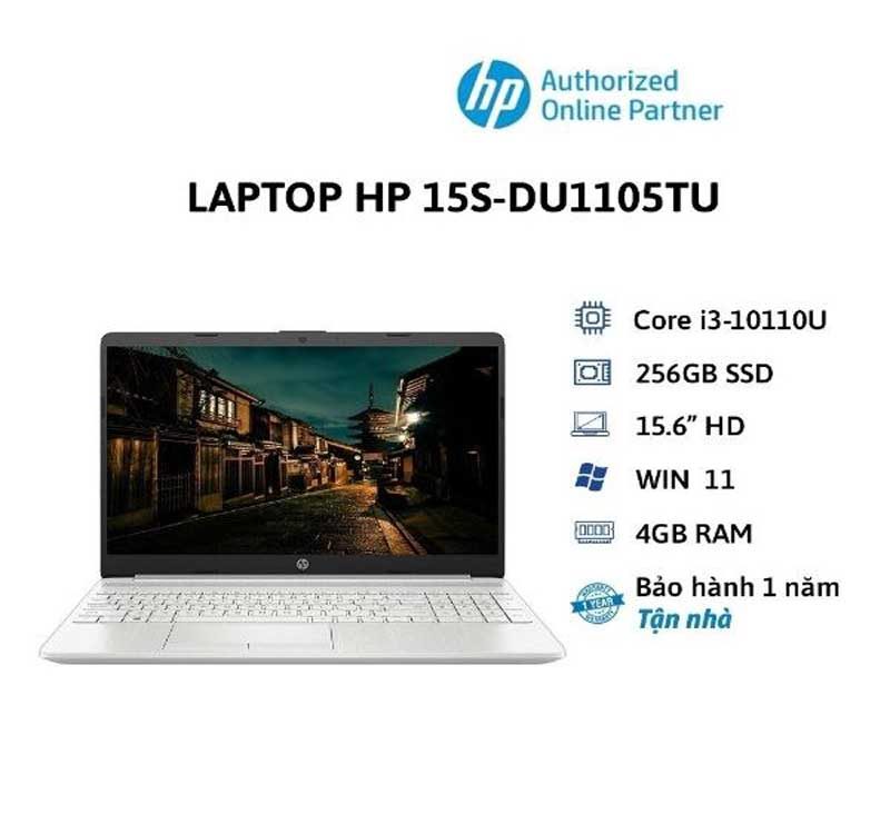 Laptop HP 15s du1108TU i3