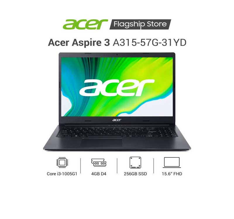 Laptop Acer Aspire A315 56 308N i3
