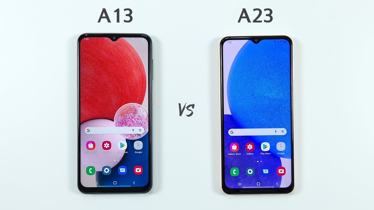 So sánh điện thoại Galaxy A13 vs Galaxy A23 